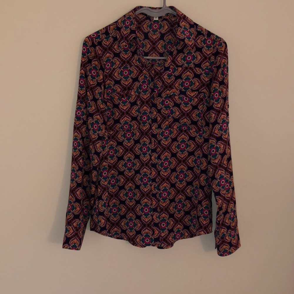 Express The Portifino Long Sleeved Dress Shirt